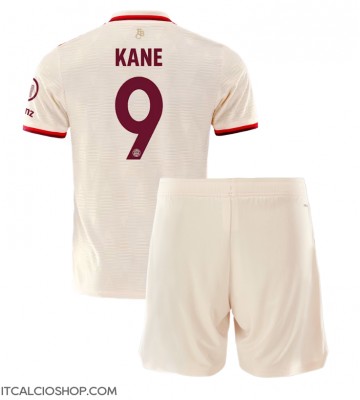 Bayern Munich Harry Kane #9 Terza Maglia Bambino 2024-25 Manica Corta (+ Pantaloni corti)